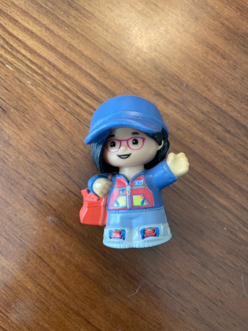 Fisher Price Little People Mail Female Postal Worker Mail Carrier Post Office